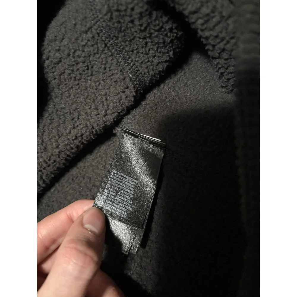 The North Face Men's 1/4 Zip‎ Black Pullover Sweatshirt Size Medium Sweater